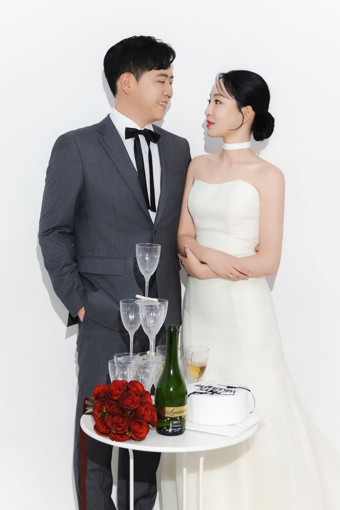 신랑 신부 사진